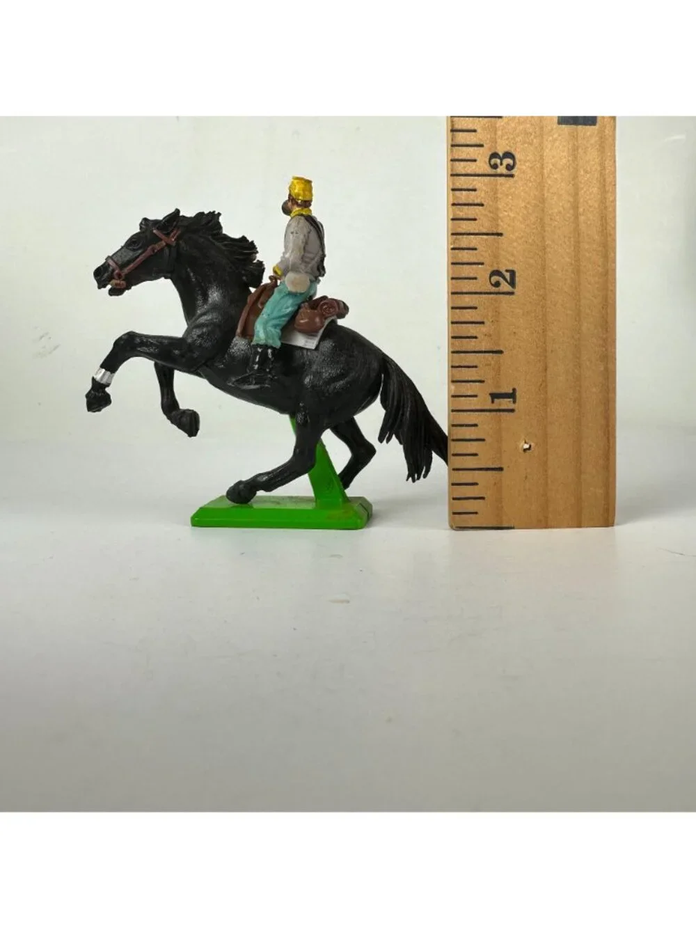 Britains LTD Black Horse with Trumpet Rider